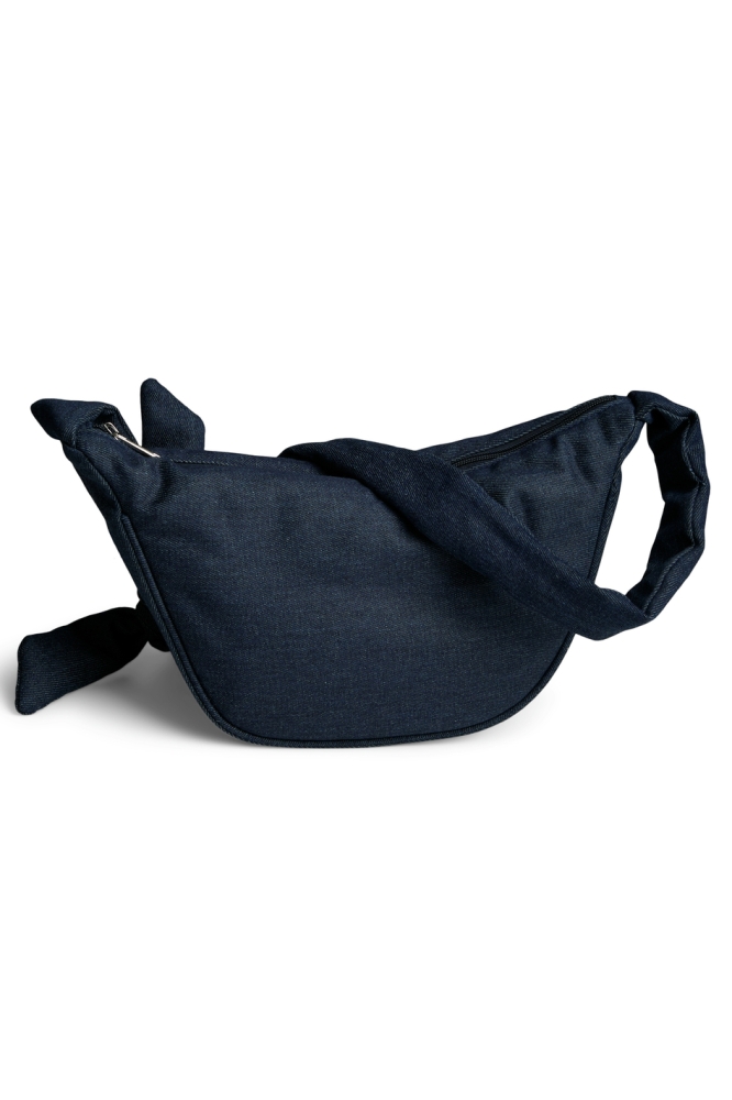 PCAMANDA DENIM KNOT BUMBAG PWP 17160829 DARK BLUE DENIM